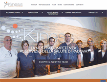 Tablet Screenshot of kinesismed.it